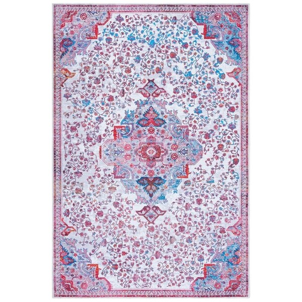 Safavieh 4 x 6 ft. Serapi Transitional Rectangle Power Loomed Rug Ivory & Red SEP394A-4 - main